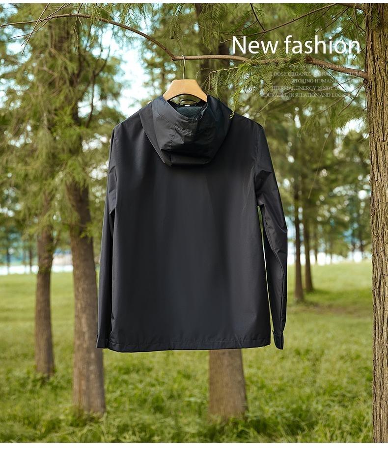 Thin Models of The Same Men and Women Windproof Fabric Rushing Fashionable Jacket YG-998