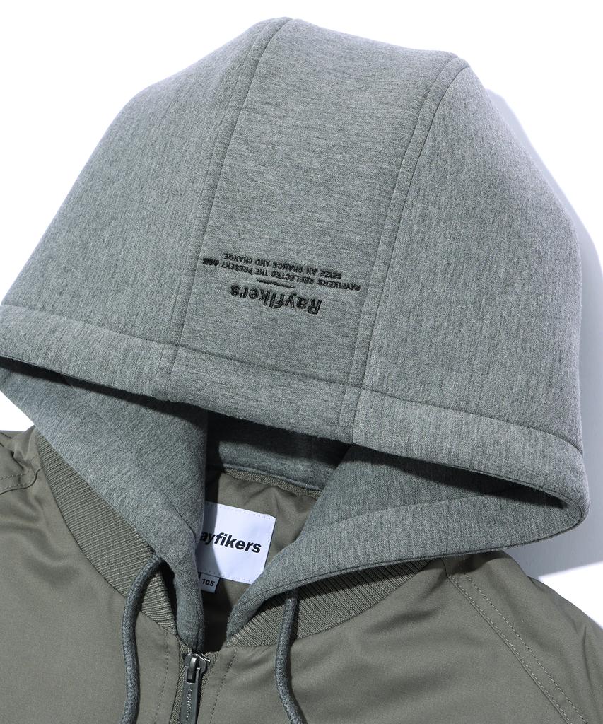 Rayfikers Wappen Padded Bomber Jacket Khaki (Mp1Ju015-048)