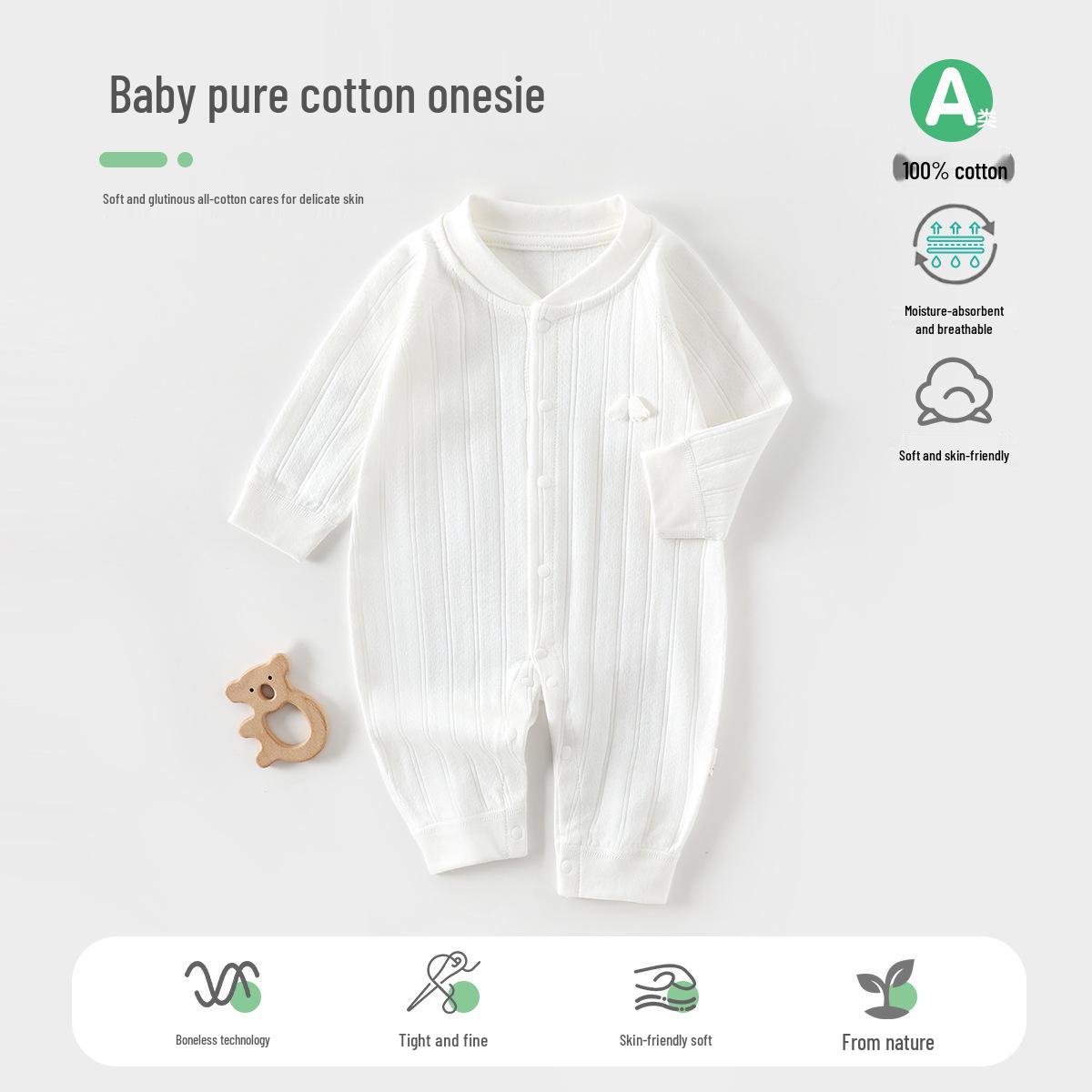 

Бавовняний боді для немовлят та малюків на весну та осінь - Комбінезон класу А для немовлят та малюків 80 (17-21 lbs)