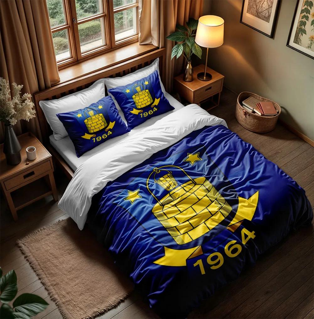 Custom Number 10 Soccer Team Duvet Cover Set Without Sheet King Queen Double Full Twin Single Size Bed Linen Set