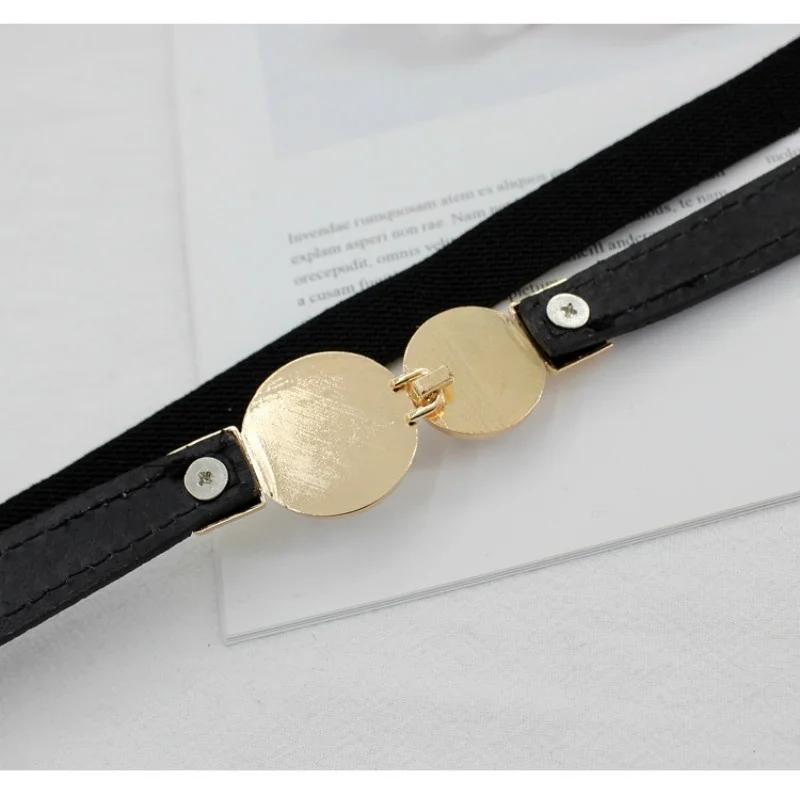 Korean Elastic Beaded Pearl Belt for Women's Dress Sweater Decoration Waist Cover Fashionable and Versatile Retro Style