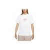 T Shirts Men's White Crew Neck Moderate Straight Fit DR5756-100