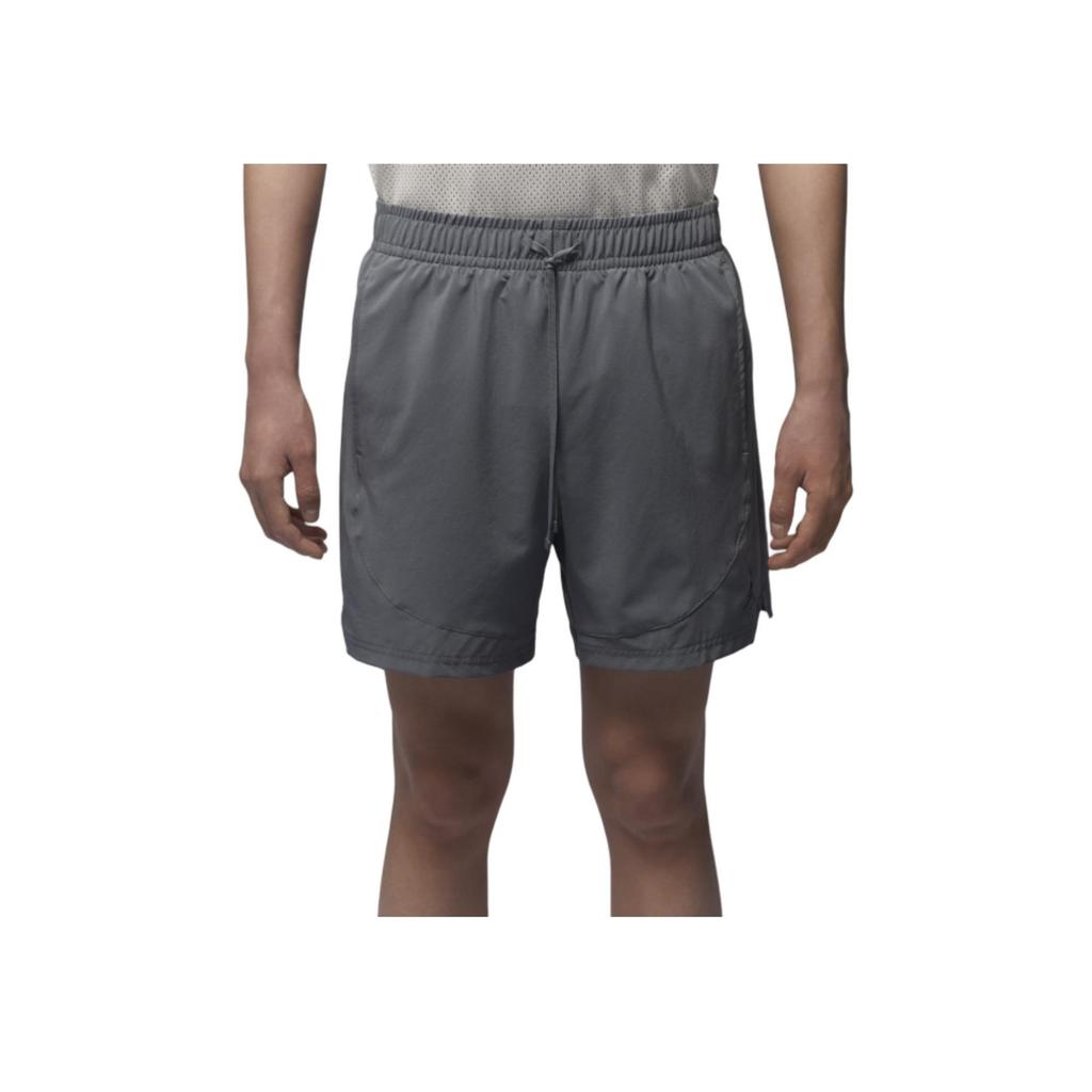 Jordan Dri-FIT Sport Quick-Dry Solid Color Logo Drawstring Mid-Rise Comfortable Casual Shorts Men Shorts Smoke-Gray Black FN5843084