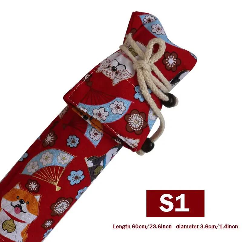 

Portable Dust-Proof Flute Storage Bag D-E Tune Bamboo Flute Bag 60/80 Cm Integrated Storage Protective Cover Flute Dustproof Bag