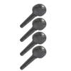4 Pcs Quality Violin Strings Shaft Tuning Pegs Accessories Ebony Solid Wood(for 1 4 Violin)
