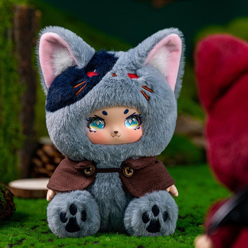 Vinyl series plush toys, Nezha dolls, werewolf killing bags, pendants, trendy toys, girls' birthday gifts