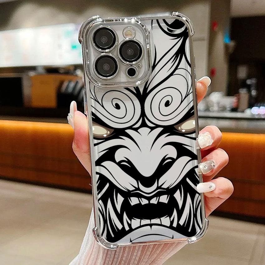 

Hannya Oni Warrior Ghost Mask Case For Samsung Galaxy A56 A57 A55 A54 A52 A53 A37 A36 A17 A34 A35 A26 A25 A16 A06 A07 Phone Cove Galaxy A05