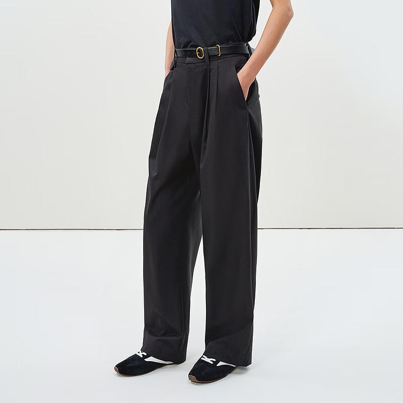 LESS 2025 Spring Casual Straight-Leg Trousers
