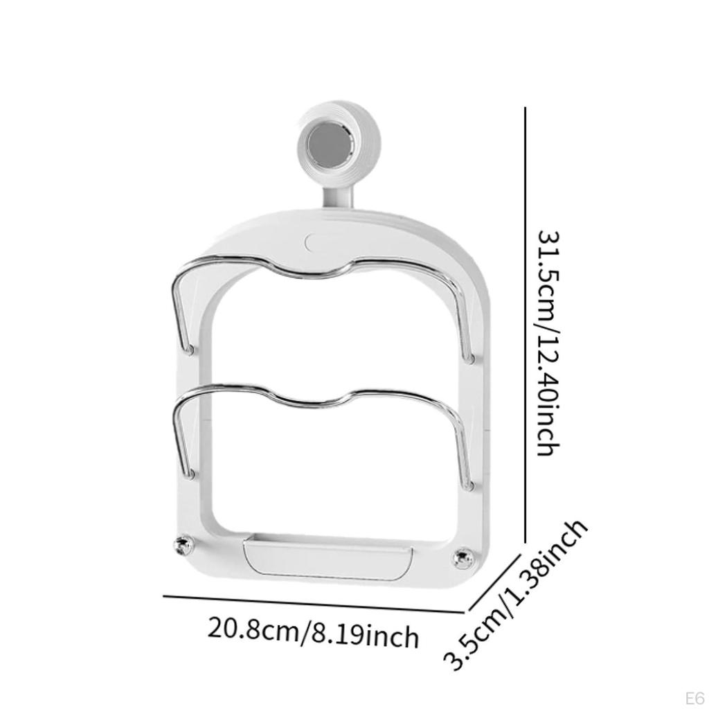 2 Tier Pan Lid Holder Covers Pots and Pans Organizer Pot Rack for Pantry