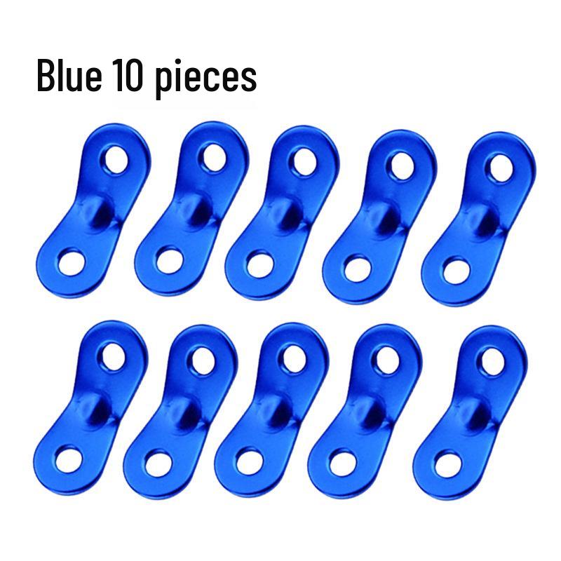 Double-Eye Fixed Outdoor Aluminum Alloy Tent and Canopy Rope Buckle