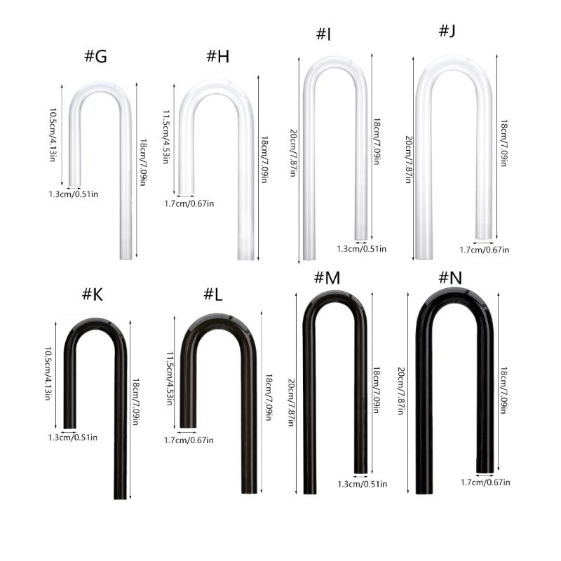 Aquariums Surface Skimmer Clear Tube for Filter Filtration for Oil Protein Scums Dust Filter Drain Tube Pipe
