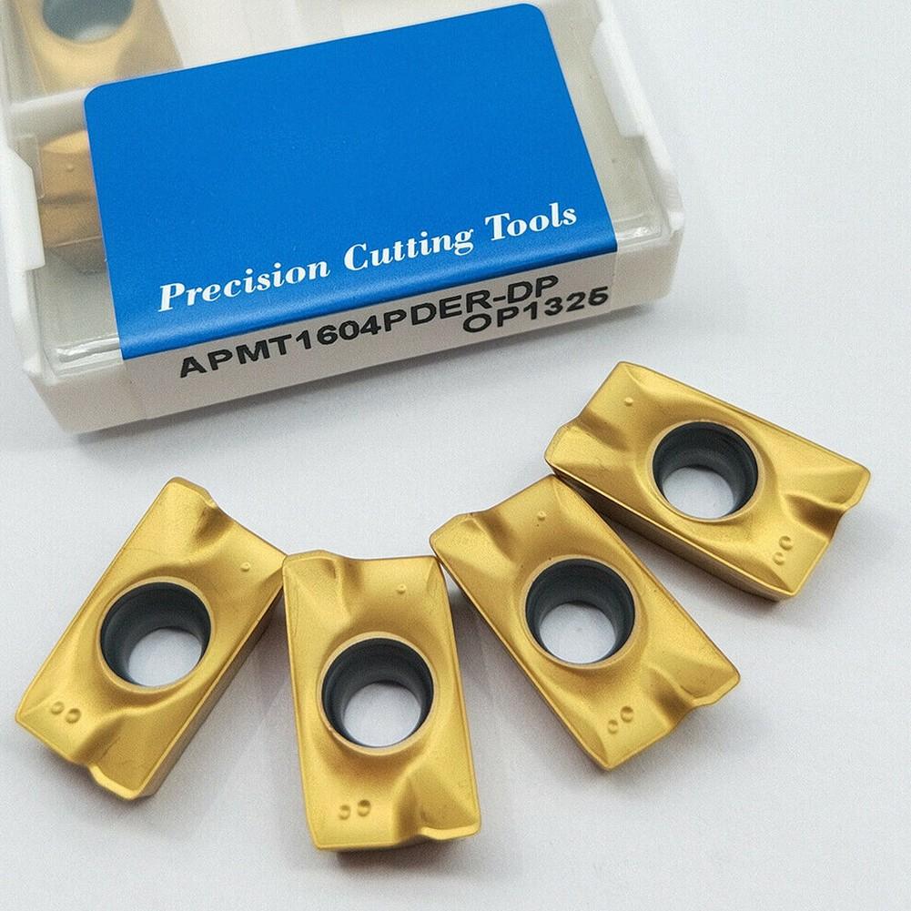 10PCS APMT1604PDER DP Indexable CNC Milling Cutter Carbide INSERTS APKT1604