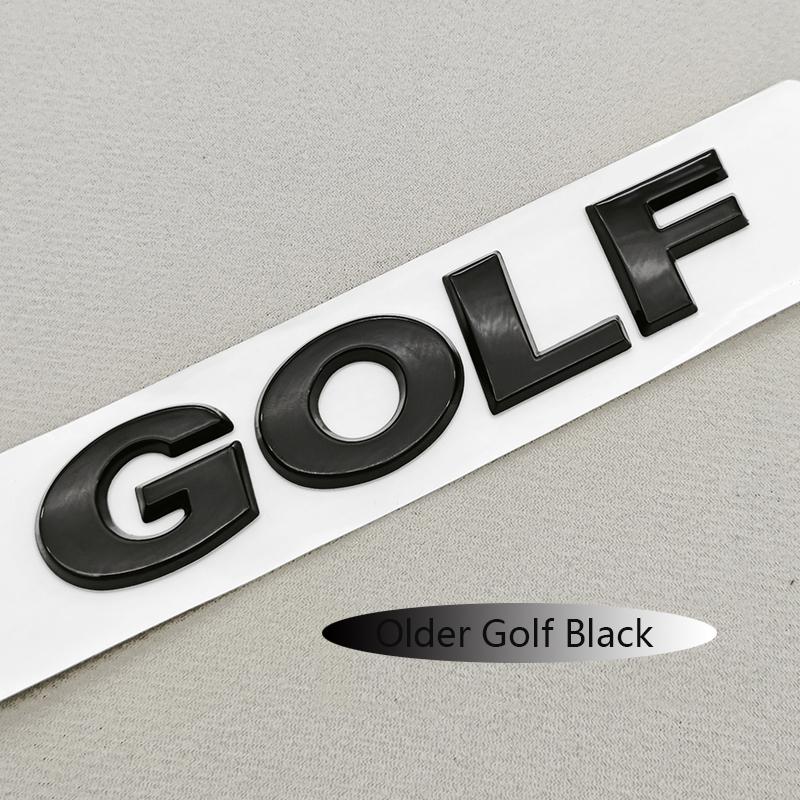 For VW VOLKSWAGEN 2026 New 3D ABS Logo Golf Emblem Letters Badge Car Rear Trunk Sticker For Volkswagen VW Golf 4 5 6 7 8 MK4 MK5