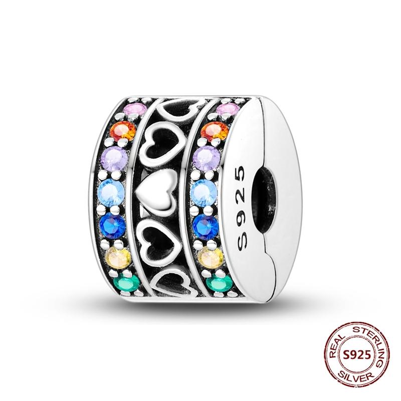 Copper Buckle Copper Charm Blue Star Moon Bead Butterfly Suitable For Original Bracelet Zircon Fine Diy Jewelry