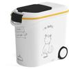 Cat Kibble Container with Wheels 12 Kg - 35L - Dinner Is Served