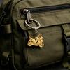 Motorcycle Charm Keychain Wear-Resistant Portable Key Fob 3D Metal Motorbike Keyring for Men