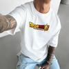 New Dragon Ball Anime Goku Roundneck Shortsleeved 2026 Summer American Mens Loose and Breathable Sports Cotton Tshirt