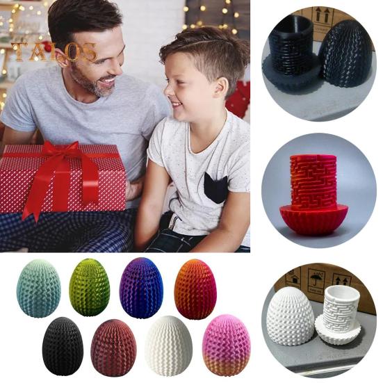 

3D-печатный лабиринт-яйцо-головоломка, головоломка-лабиринт, ящик для хранения яиц-лабиринтов, игрушка-фиджет для детей и взрослых, домашний офисный стол