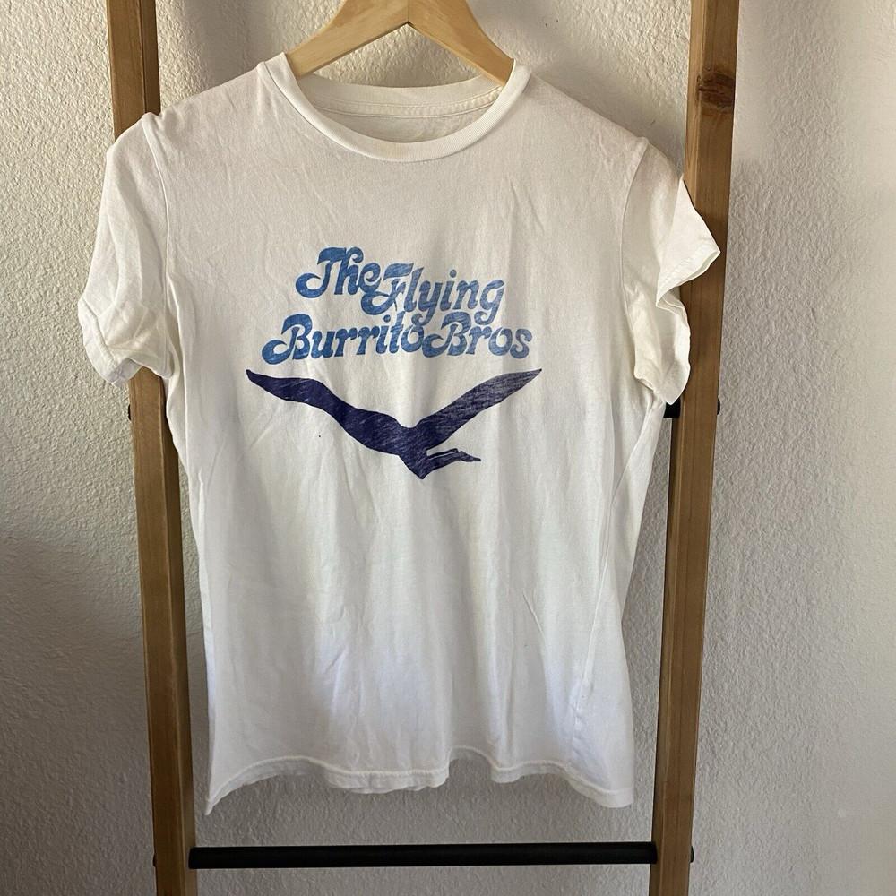 

The Flying Burrito Brothers band White Unisex T-Shirt Cotton Tee All Size QX773 2XL