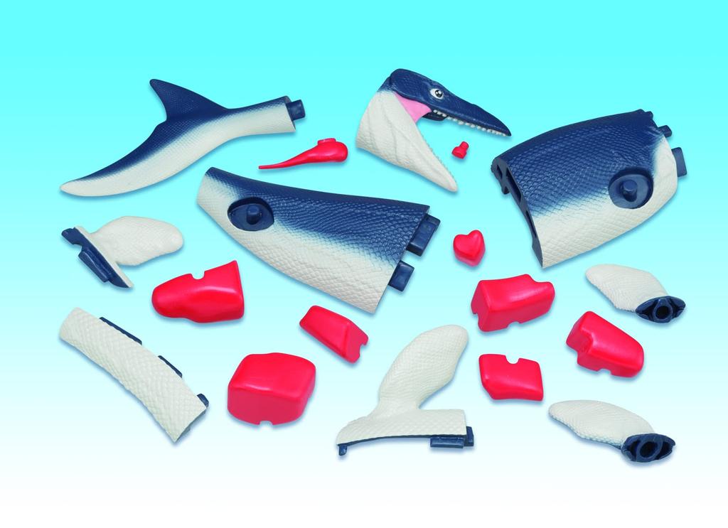 MegaHouse Disassembly Puzzle Science Mosasaurus Reconstruction Puzzle