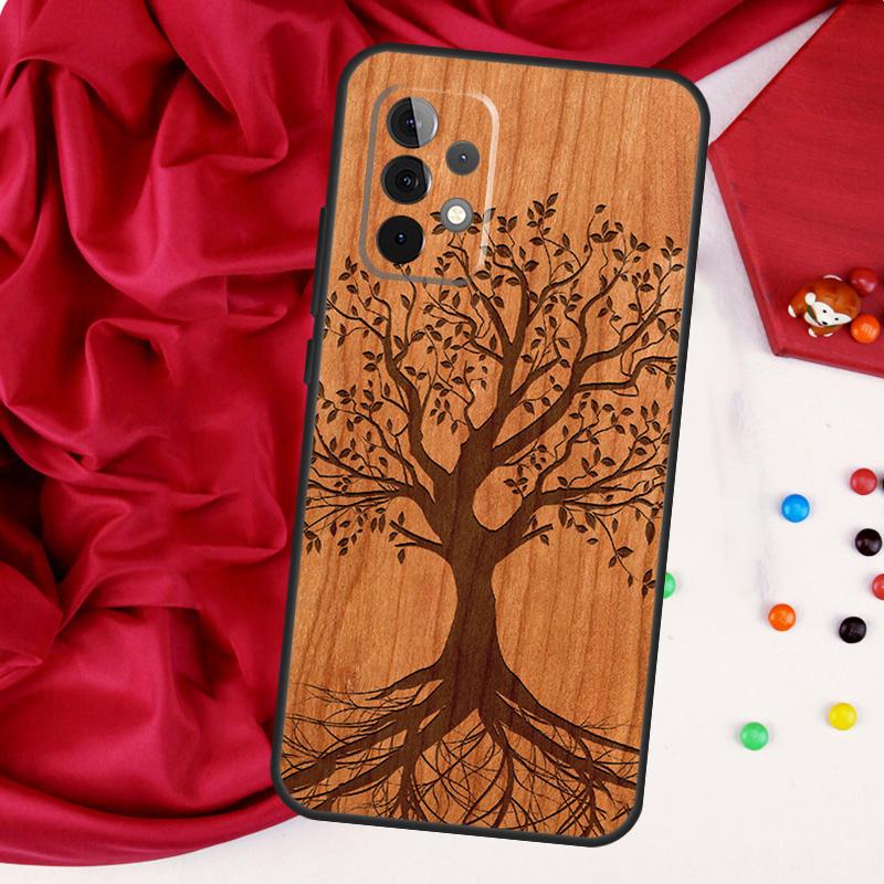 

Tree Flower Bamboo Wood For Samsung Galaxy A52 A32 A22 A54 A14 A16 A26 A36 A56 A55 A35 A05 A06 A15 A53 A33 A13 Case Samsung A33 5G
