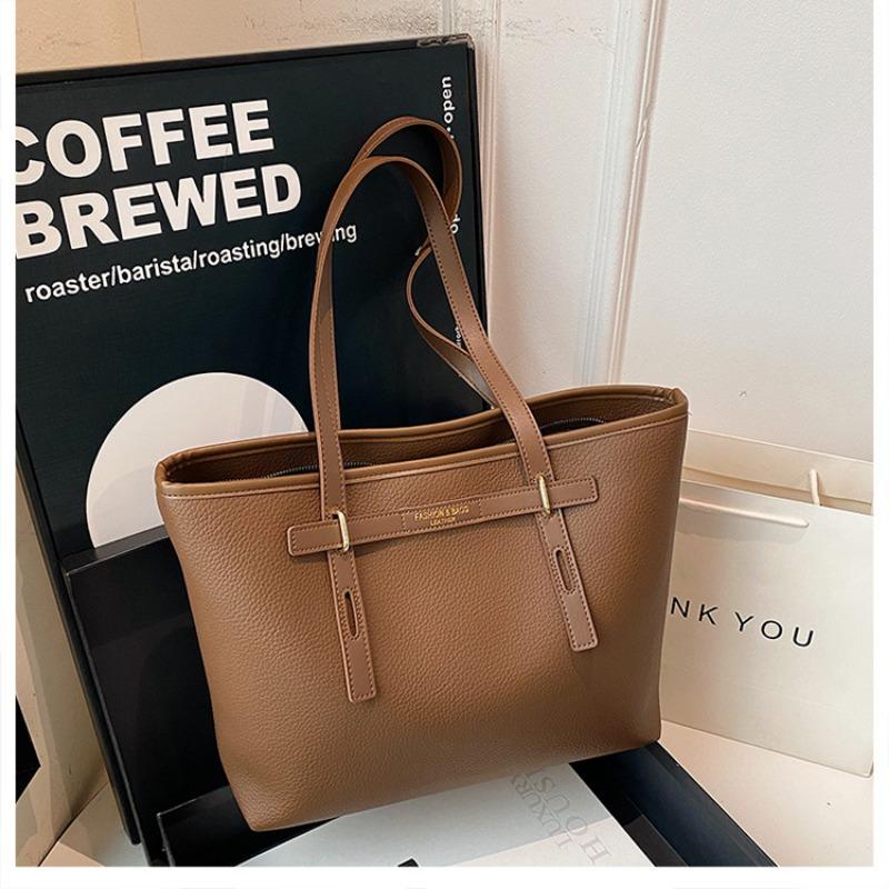 New Large-capacity Tote Bag Casual Retro Shoulder Commuter Bag Women's Handbag Bag