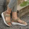 Casual Sandals Summer Thick-soled Flat-heeled Fish-mouth Loose and Tight Sandals Women's Sandals