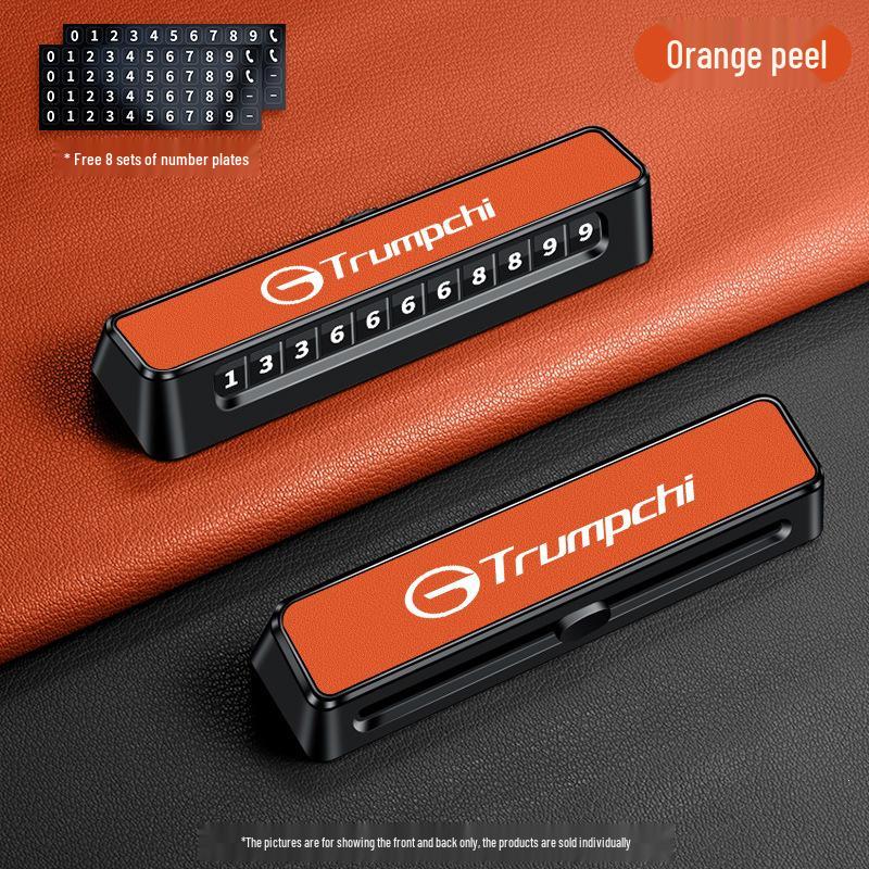 

Double Number Parking Plate for GAC Trumpchi M8/GS8, Xiang S7/S9 - Movable Car Phone Card