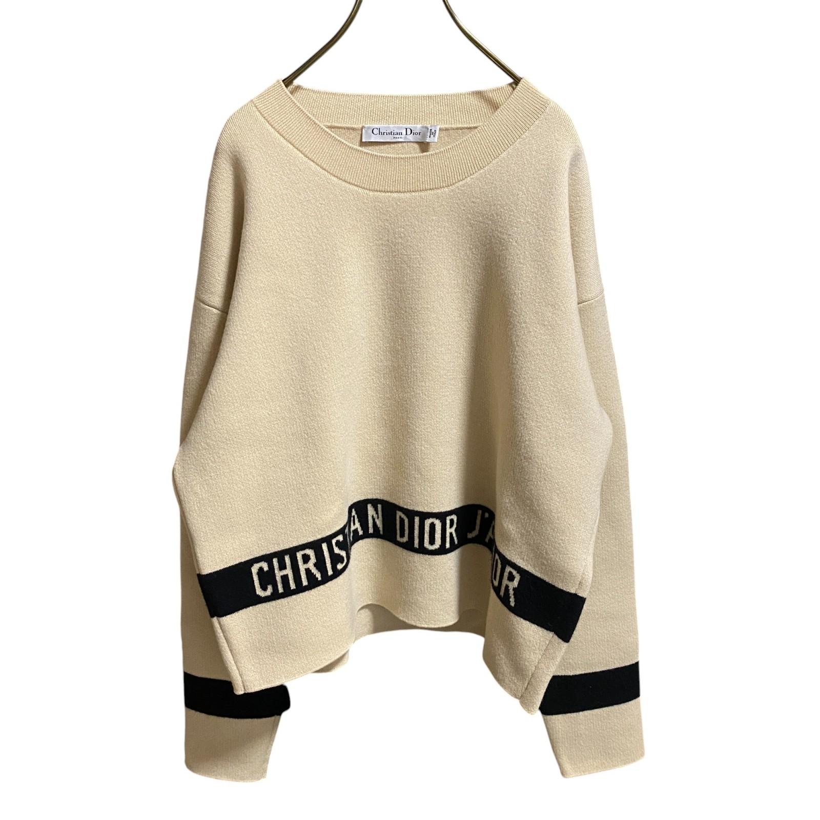 

Used Christian Diorsweater beige/black cashmere Women