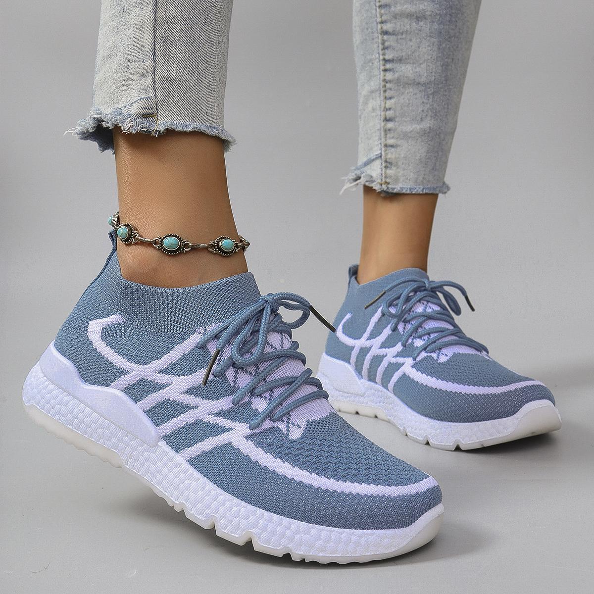 

Spring and Autumn New Product Women s Lace up Sports Shoes Comfortable, Breathable, Lightweight, Wear resistant Sports Shoes 37