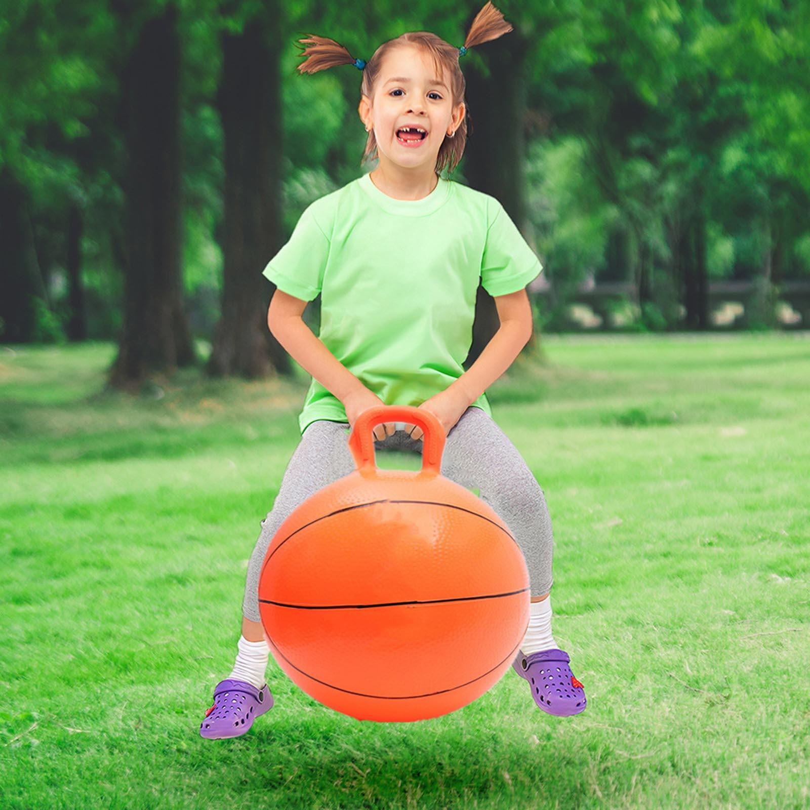 1pc Jumping Croissant Children Bouncing Sit Ball Children Balance Ball Hop Ball Jumping Toys Hopping Ball Toy Bouncer Toy Jumping Ball For One Size шафрановый
