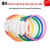USB Rechargeable LED Pet Light-Up Collar - Luminous Neckband with Point Light Strip Style