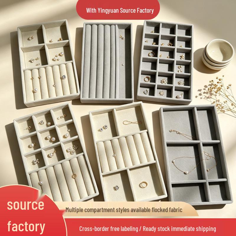 Multi-Functional Jewelry Storage Box & Display Tray for Accessories