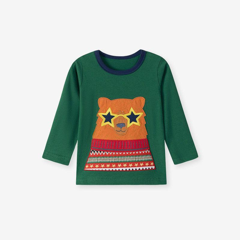 Little Maven European and American Style Boys' T-Shirt, Autum Long-Sleeved Baby Top, Cartoon Cotton Kidsren's T-Shirt