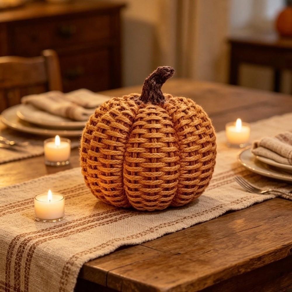Crafts Design Halloween Pumpkin Ornament Retro Harvest Festival Ornament  Office Decoration