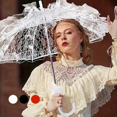 1PC Elegant Dance Performance Prop Photography Vintage European Bridal Parasol Romantic Ceremonies 60cm