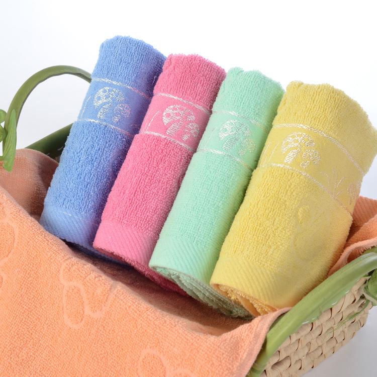 

100 г Мягкое Впитывающее Хлопковое Полотенце Гриб Свадебный Сувенир 100g Towel / 32*72 синий