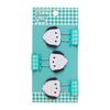 Sanrio Double Set of ABS and 615510 Clips, 3, Pochacco, Steel,