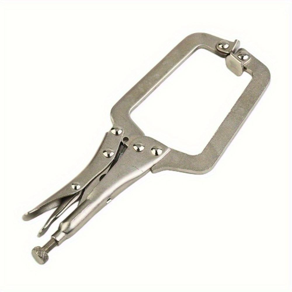 1PC 9 Inch Steel C Clamp Vise Grip Locking Welding Pliers Wood Tenon Locator Tool