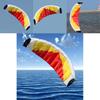 Flame Dual Line Parachute Kite With Handle And String For Beach Fun**