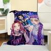 K-POP Anime Girls Group  Four Seasons Soft Warm Blanket  All-Season Thick Knit Polyester Bedspread for Bed, Camping, Travel  Perfect Gift