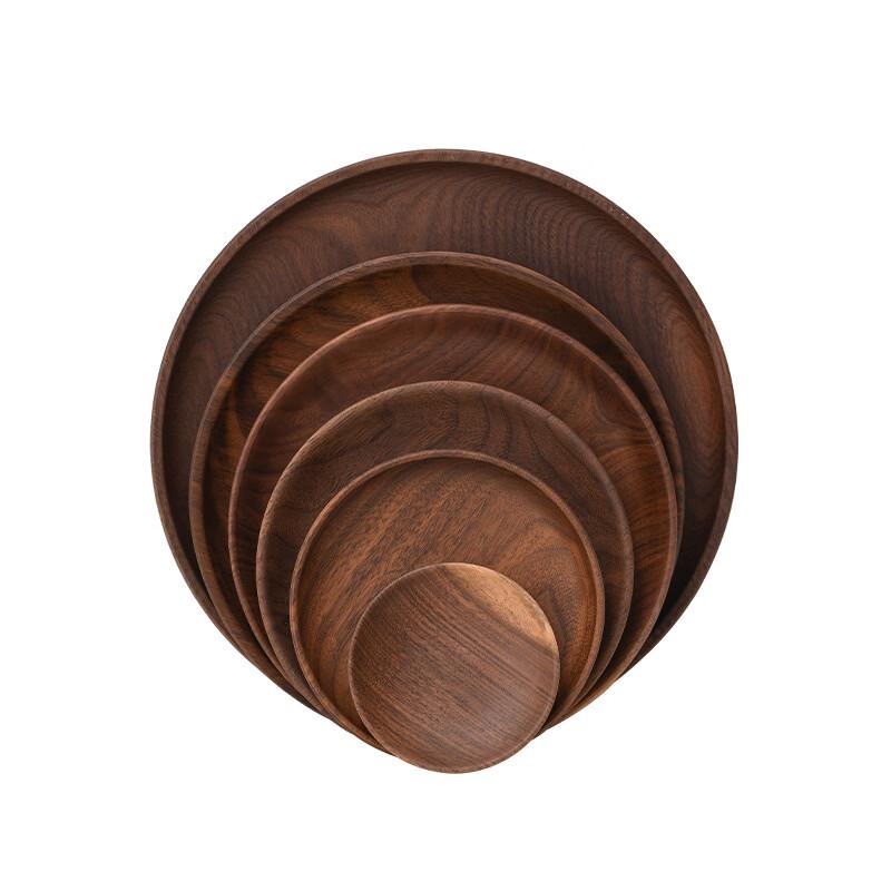 Minimalist Solid Walnut Wood Serving Tray