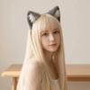 Artificial Cosplay Animal Cat Ears Headband Furry Gothic Lolita Ears Headwear Reusable Lolita Gothic Headband Adults