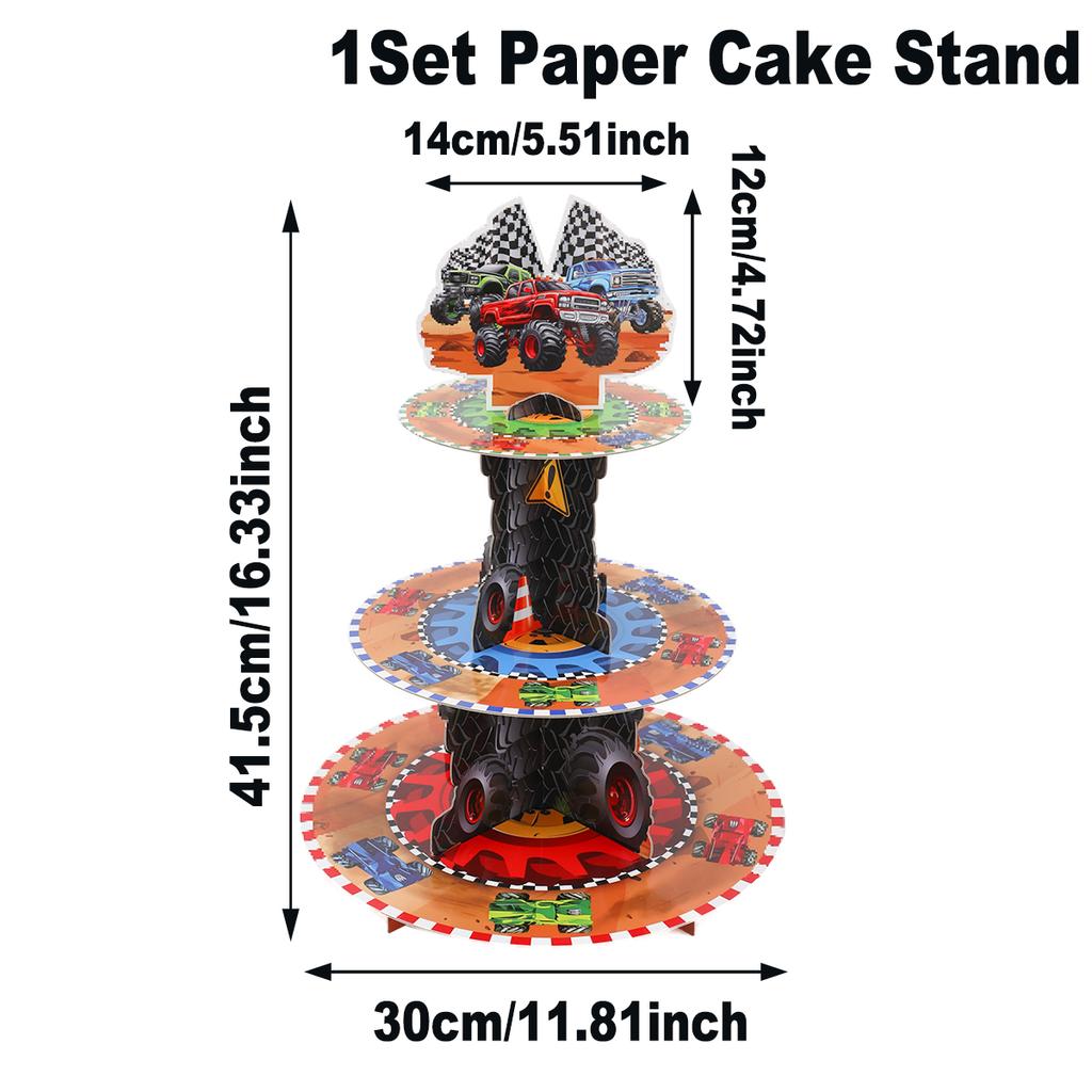 Cake Display Stand Farm Animals Mermaid Birthday Party Decor Kids Dessert Holder Cake Tray Unicorn Baby Shower Cupcake Support