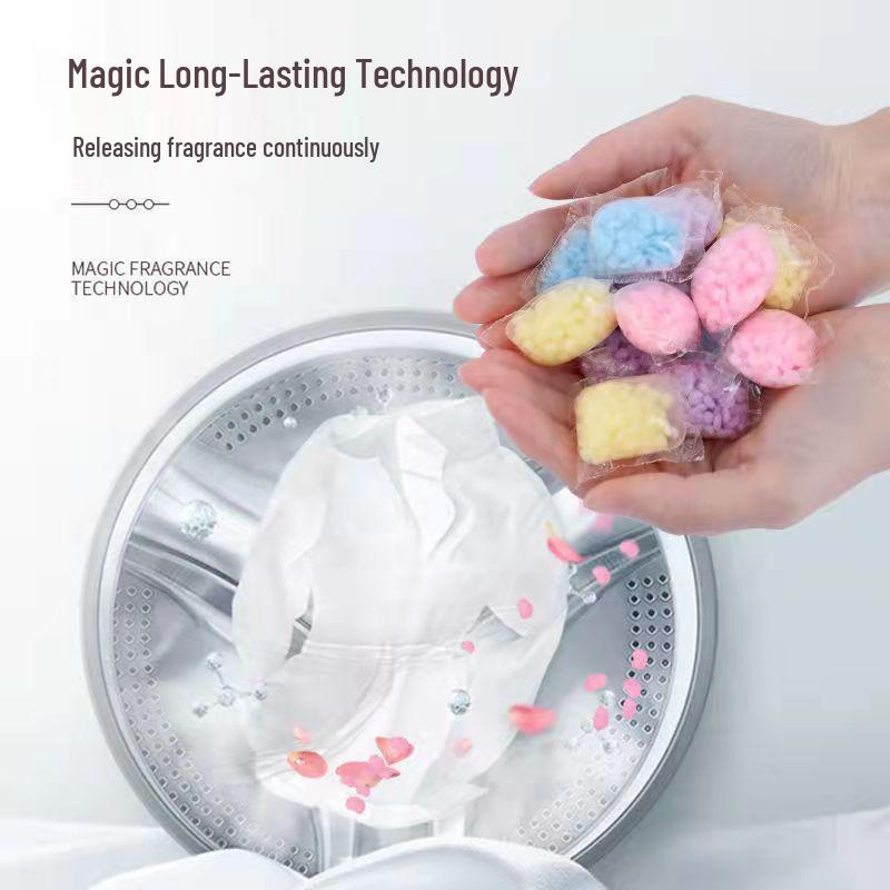 3-in-1 Laundry Aroma Booster: Long-Lasting Fragrance, Anti-Static Softener & Anti-Mite Antibacterial Freshener