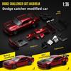 Simulation Alloy Dodge Challenger Srt Hellcat Sports Car Assembled Model Toy For Kids Collectors