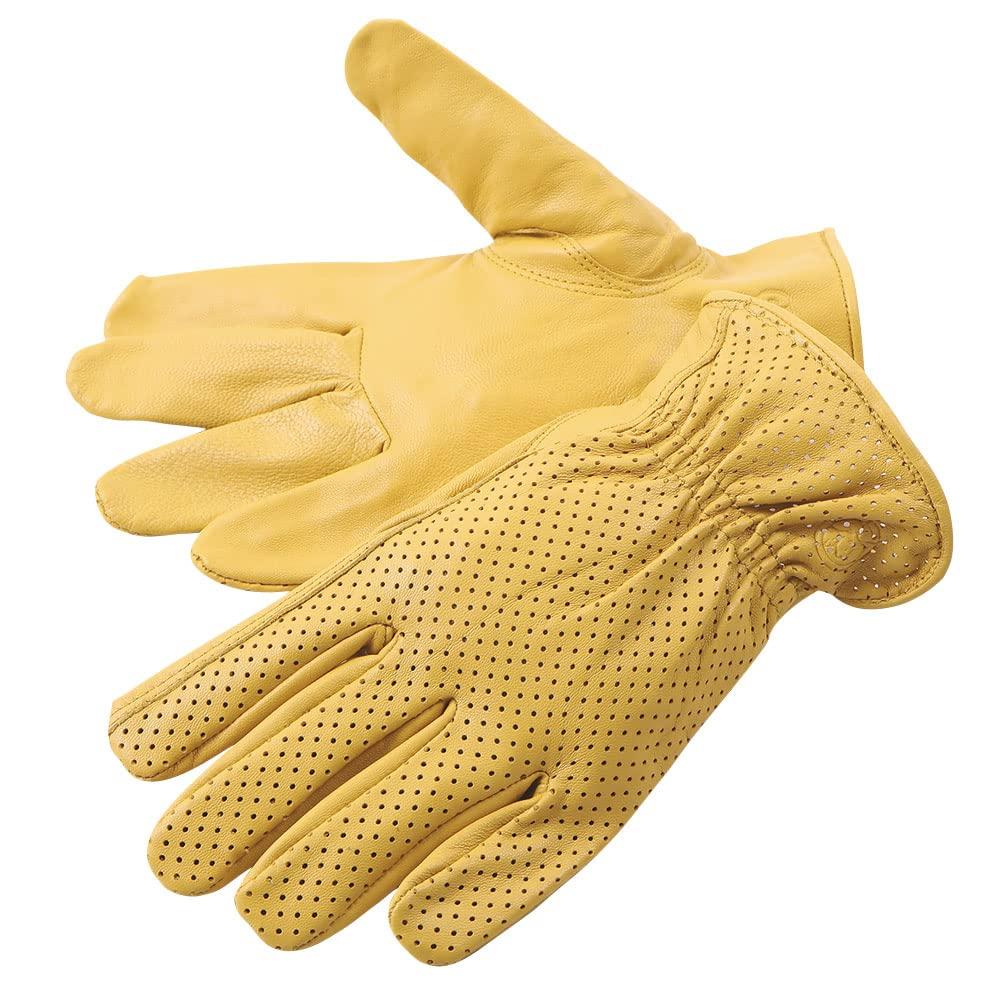 

Degner Моющиеся перчатки из оленьей кожи с сеткой, размер WL962MA, рыжие, L,