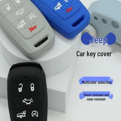 Husă Silicon Cheie pentru 6 Butoane Dodge Caliber RM1500 2019-2020 Ram Chrysler