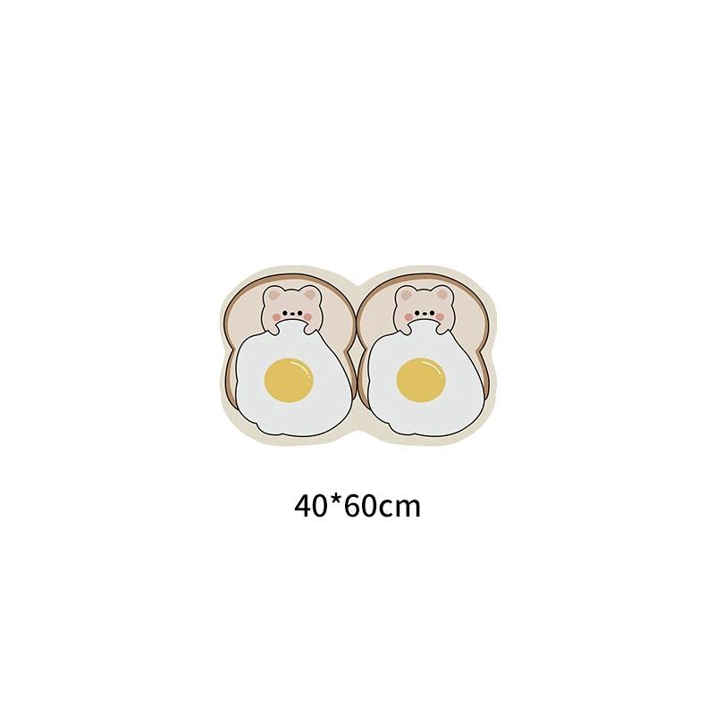 Cartoon Anti-Slip Kitchen Floor Mat Entrance Doormat Washable Door Rugs Hotel Living Room Carpet Bathroom Home Decoration Mats