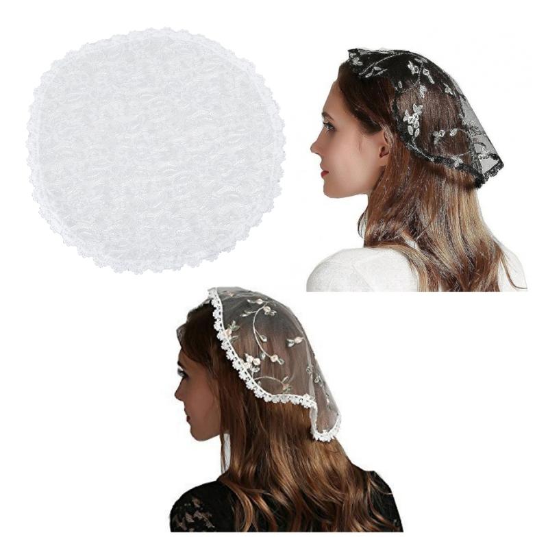 Bridal Veil Bachelorette Party Decorations Bride To Be Gift Bridal Shower Wedding White Single Layer Lace